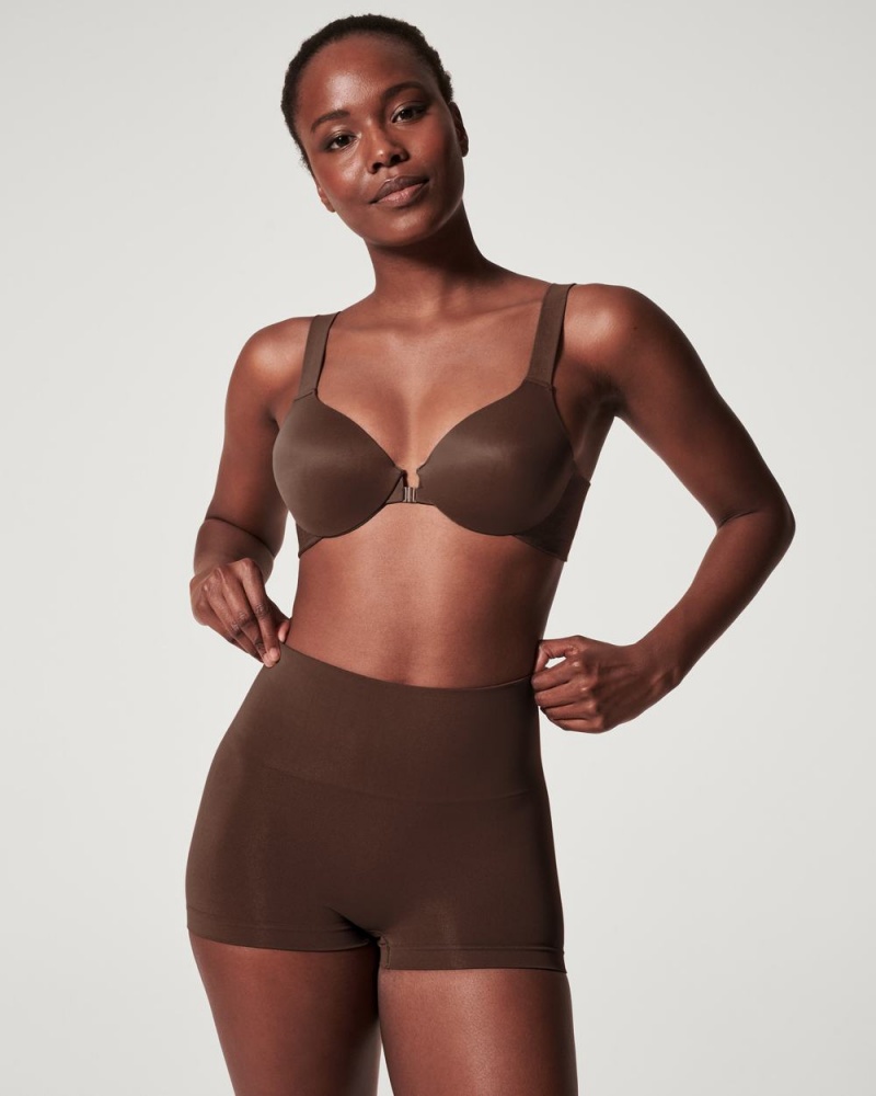 Kalhotky Spanx EcoCare Seamless Shaping Hnědé | 7904165-VA