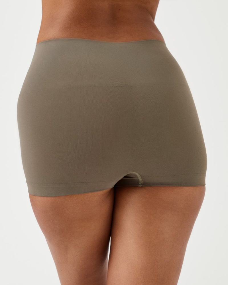 Kalhotky Spanx EcoCare Seamless Shaping Olivy Zelené | 5601972-CS