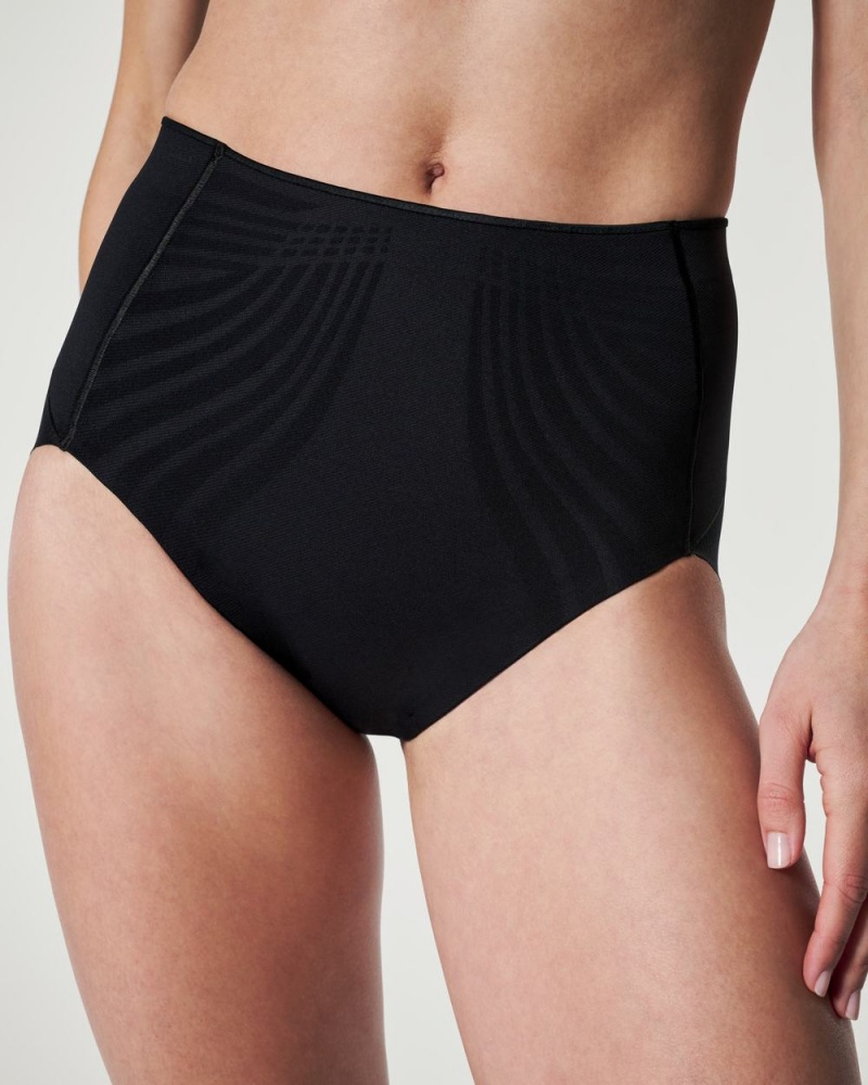 Kalhotky Spanx Haute Contour® Černé | 1790563-AN