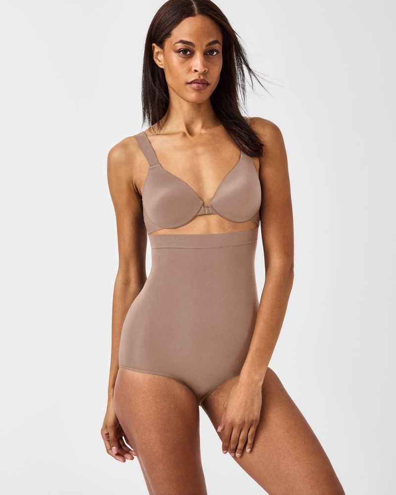 Kalhotky Spanx Higher Power Cafe Au Lait | 1879032-DY