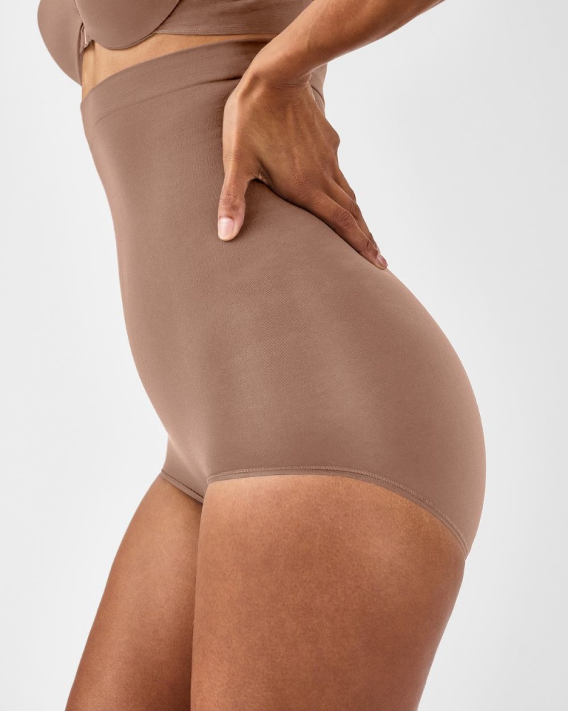 Kalhotky Spanx Higher Power Cafe Au Lait | 1879032-DY