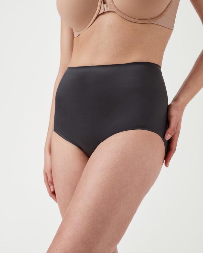 Kalhotky Spanx Shaping Satin Stříbrné | 9813425-QY