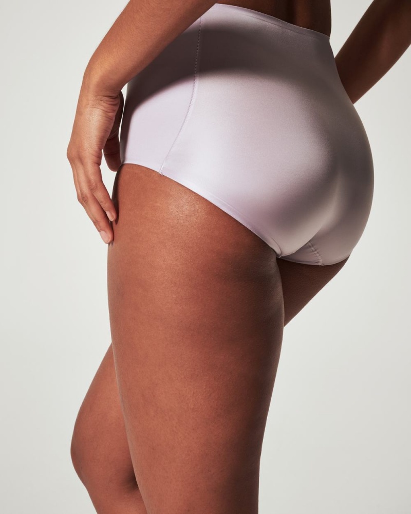 Kalhotky Spanx Shaping Satin Světle Fialové | 4239061-SJ