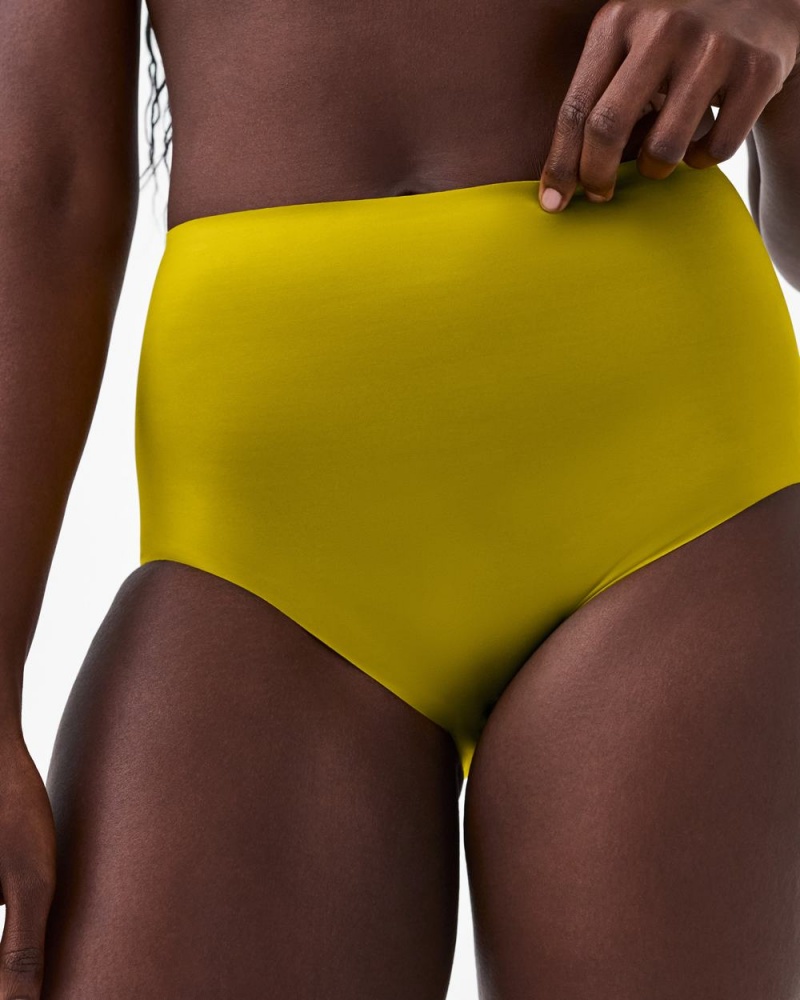 Kalhotky Spanx Shaping Satin Světle Zelene | 3698402-XZ