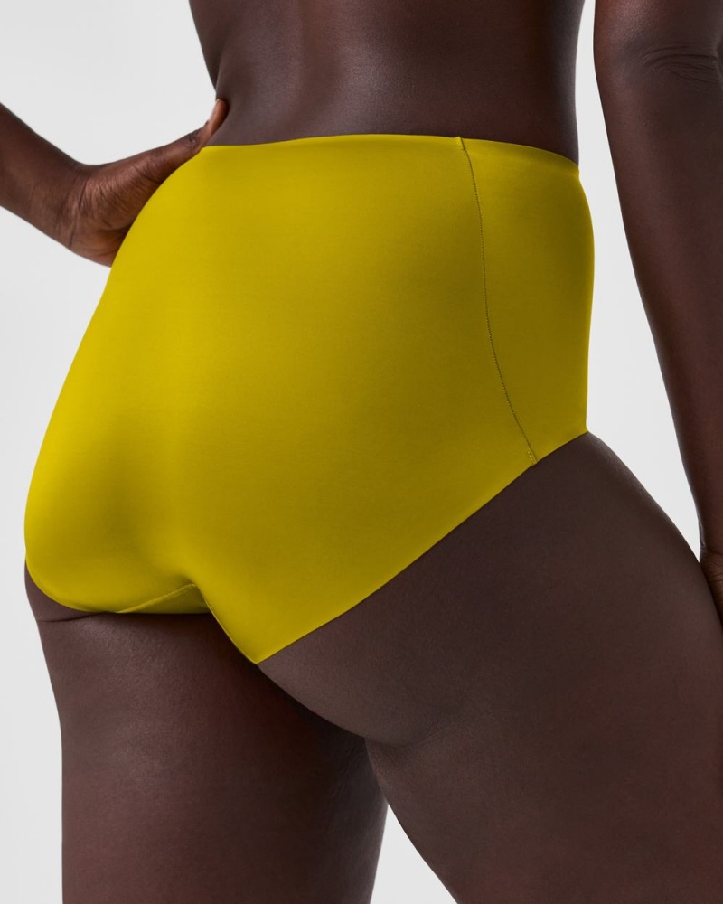 Kalhotky Spanx Shaping Satin Světle Zelene | 3698402-XZ