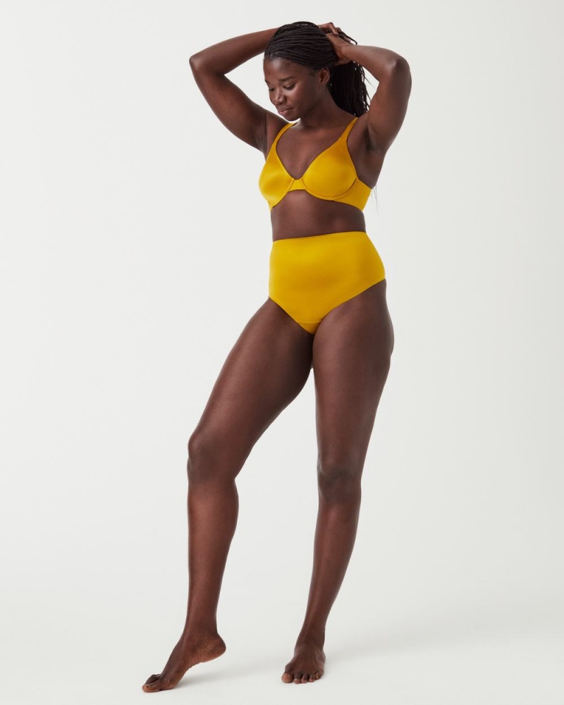 Kalhotky Spanx Shaping Satin Světle Zelene | 4629385-RC