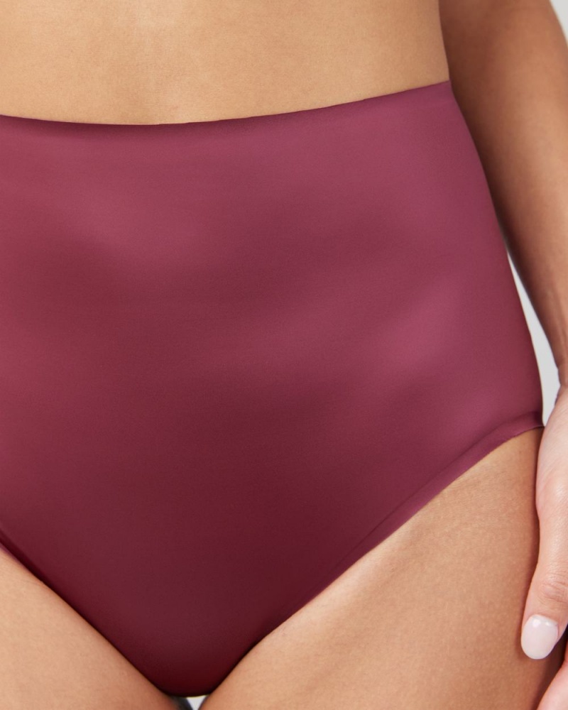 Kalhotky Spanx Shaping Satin Vínové | 0261584-IB