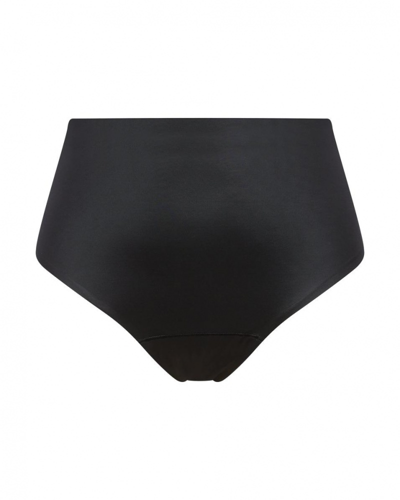 Kalhotky Spanx Shaping Satin Černé | 3564109-VD