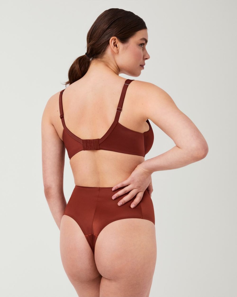 Kalhotky Spanx Shaping Satin Červené | 0745312-RI