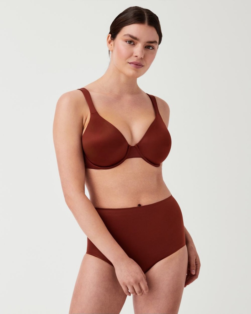 Kalhotky Spanx Shaping Satin Červené | 8295406-WN