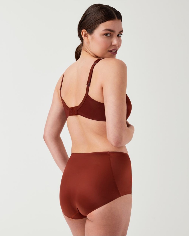 Kalhotky Spanx Shaping Satin Červené | 8295406-WN