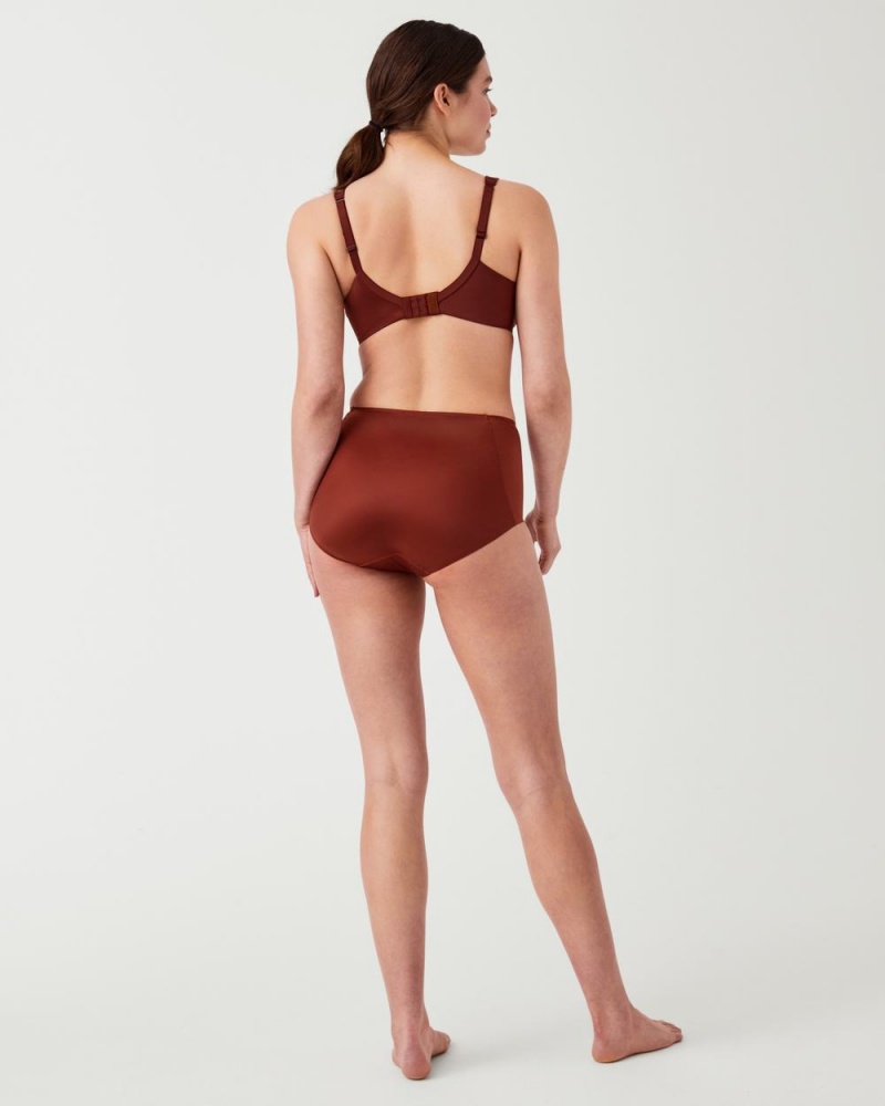 Kalhotky Spanx Shaping Satin Červené | 8295406-WN