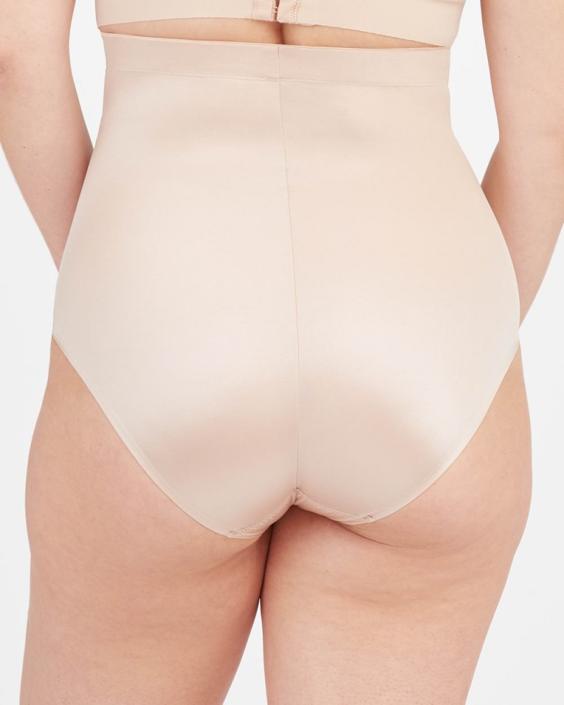 Kalhotky Spanx Suit Your Fancy High-Waisted Béžový | 0972314-DN