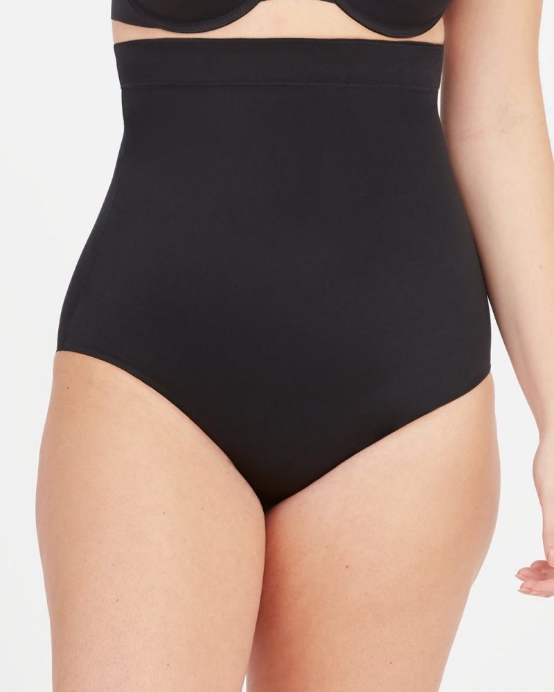 Kalhotky Spanx Suit Your Fancy High-Waisted Černé | 3968201-QC