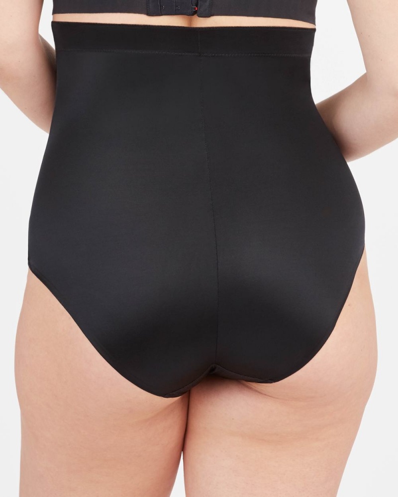 Kalhotky Spanx Suit Your Fancy High-Waisted Černé | 3968201-QC