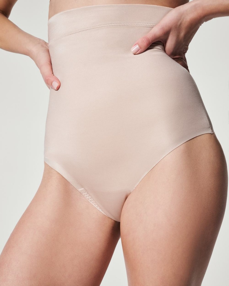 Kalhotky Spanx Suit Your Fancy High-Waisted Béžový | 3968271-CH