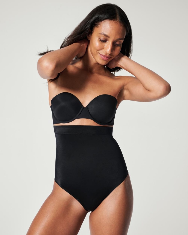 Kalhotky Spanx Suit Your Fancy High-Waisted Černé | 2371480-YI