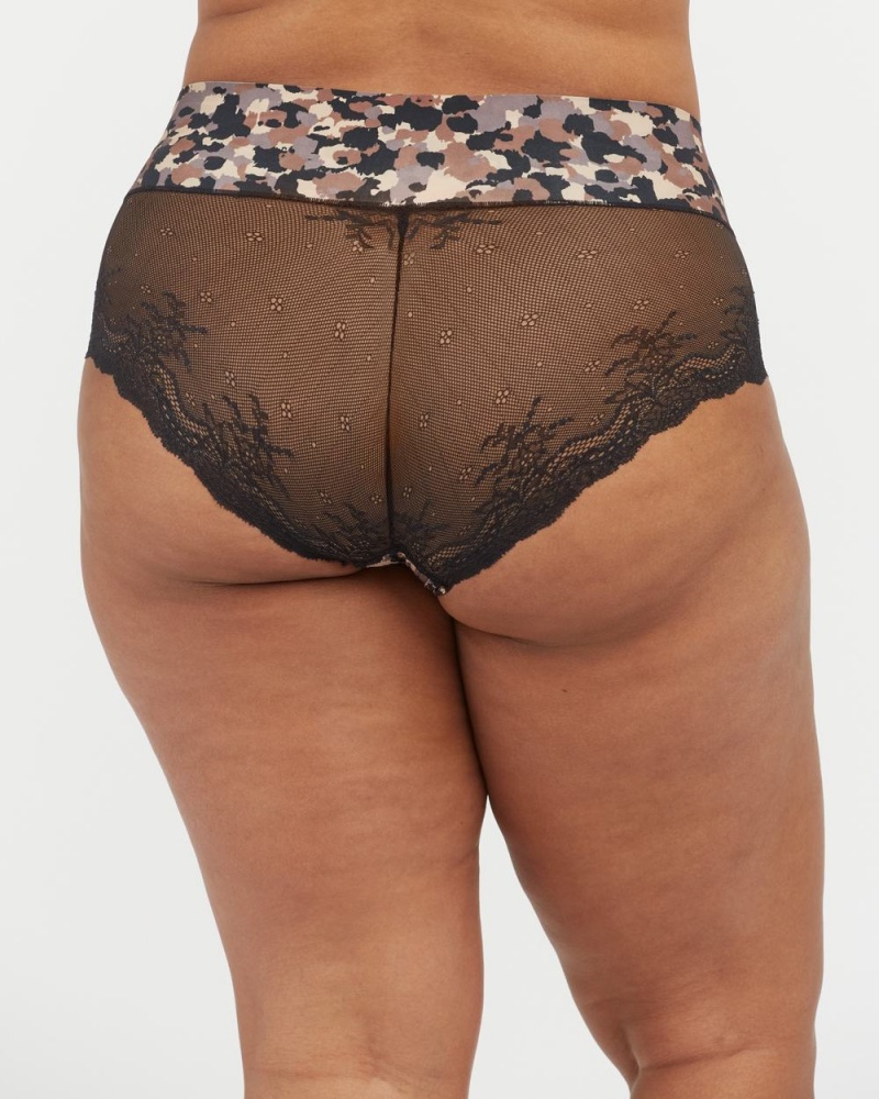 Kalhotky Spanx Undie-tectable® Krajkové Hi-Hipster Brushed Collage Neutral | 6810293-XF