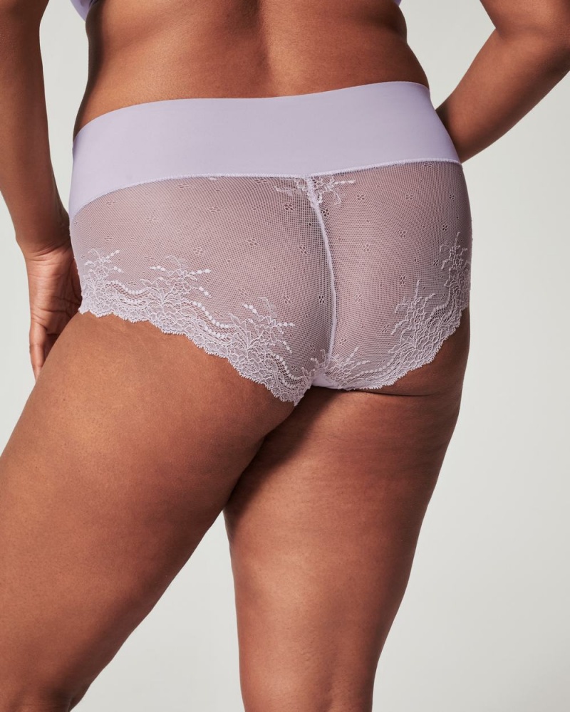 Kalhotky Spanx Undie-tectable® Krajkové Hi-Hipster Světle Fialové | 9475128-HK