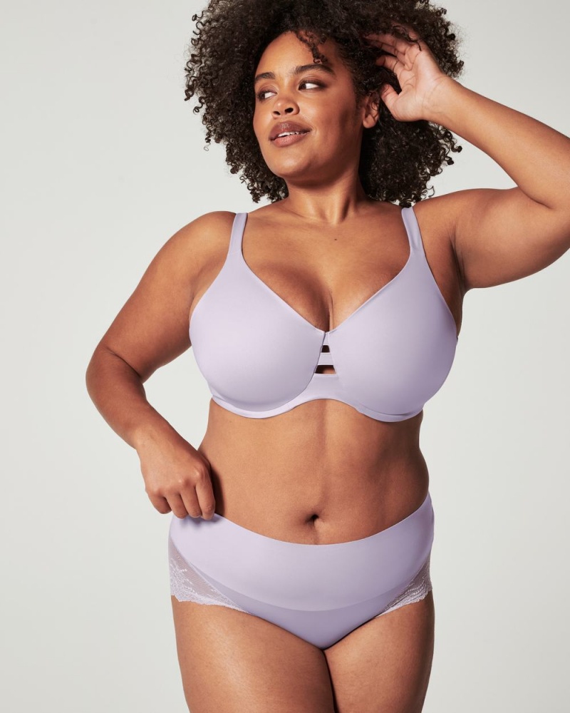 Kalhotky Spanx Undie-tectable® Krajkové Hi-Hipster Světle Fialové | 9475128-HK
