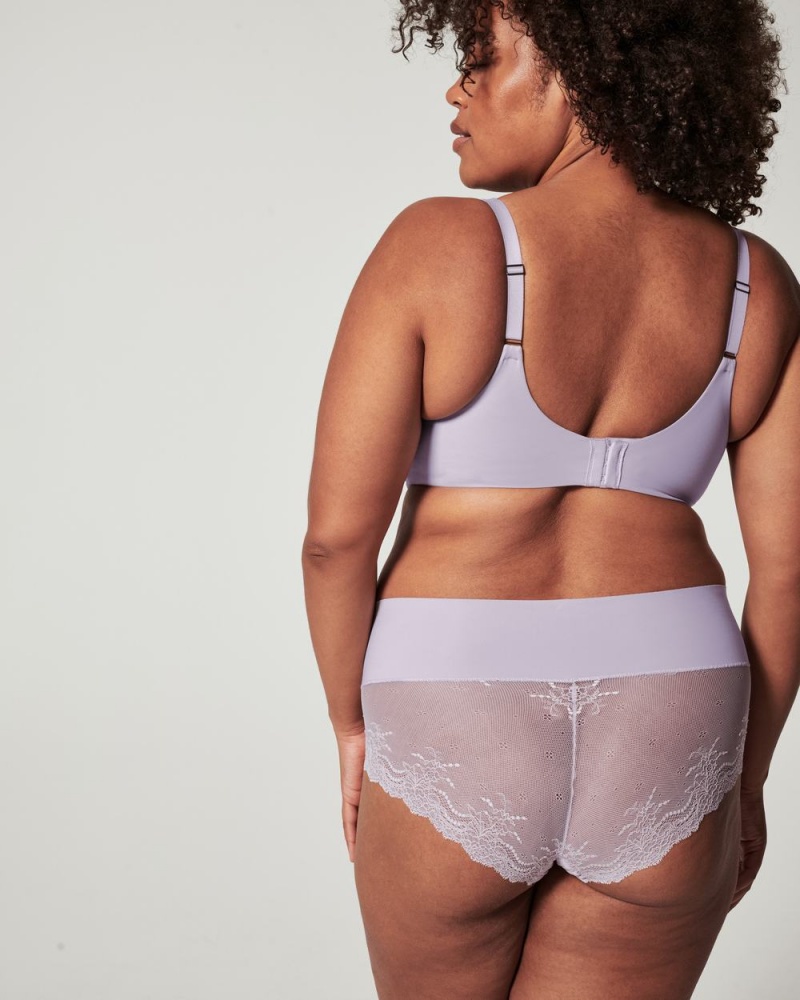 Kalhotky Spanx Undie-tectable® Krajkové Hi-Hipster Světle Fialové | 9475128-HK