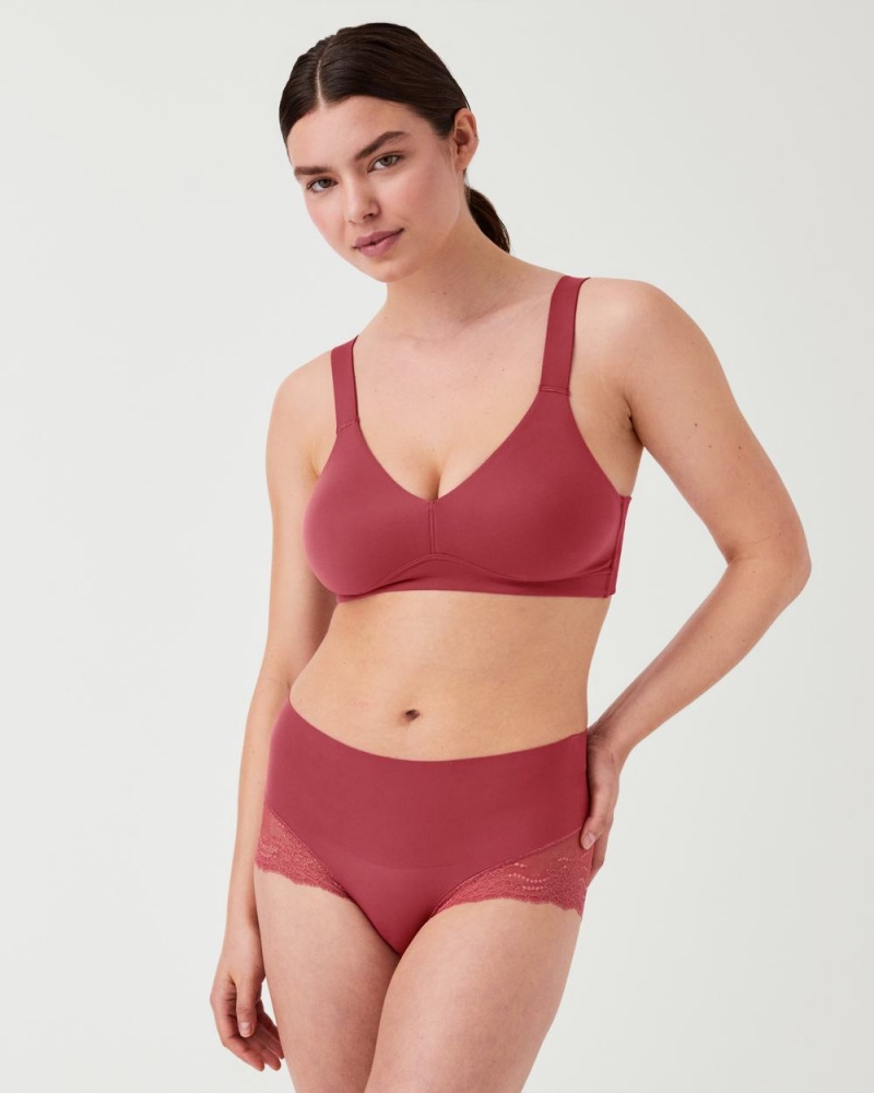 Kalhotky Spanx Undie-tectable® Krajkové Hi-Hipster Růžové | 2408173-HM