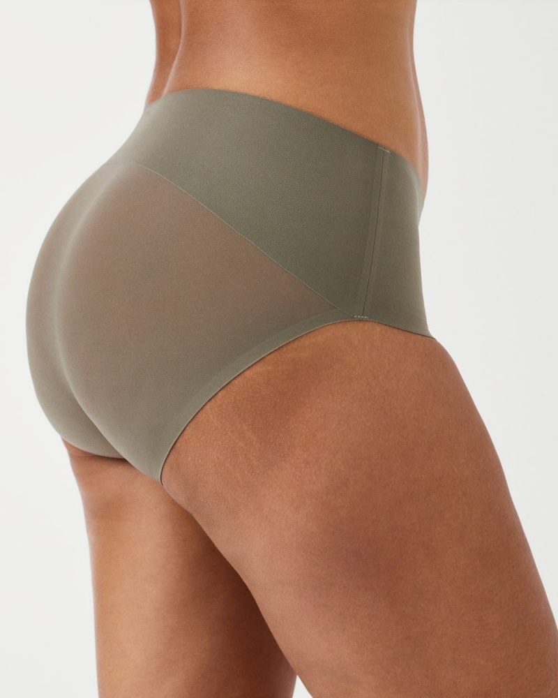 Kalhotky Spanx Undie-tectable® Olivy Zelené | 2913708-QO
