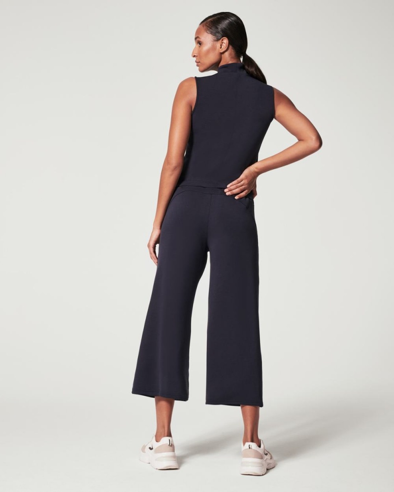 Kalhoty Spanx AirEssentials Cropped Široké Leg Tmavě Blankyt | 9382651-FS