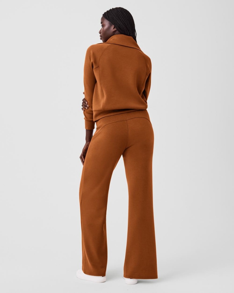 Kalhoty Spanx AirEssentials Široké Leg Hnědé | 7208196-OK