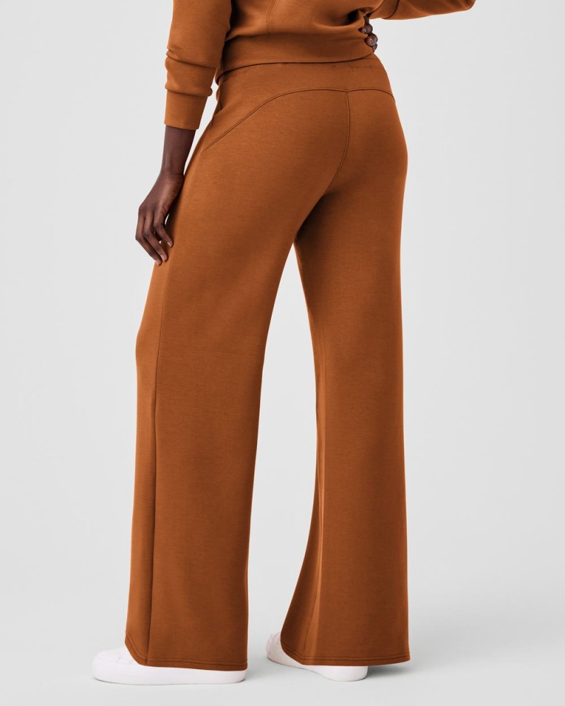 Kalhoty Spanx AirEssentials Široké Leg Hnědé | 7208196-OK