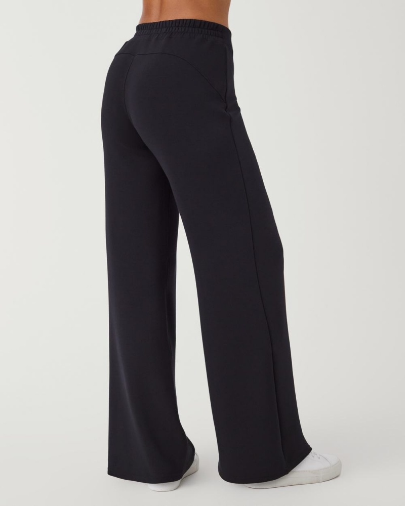 Kalhoty Spanx AirEssentials Široké Leg Černé | 8950162-DC