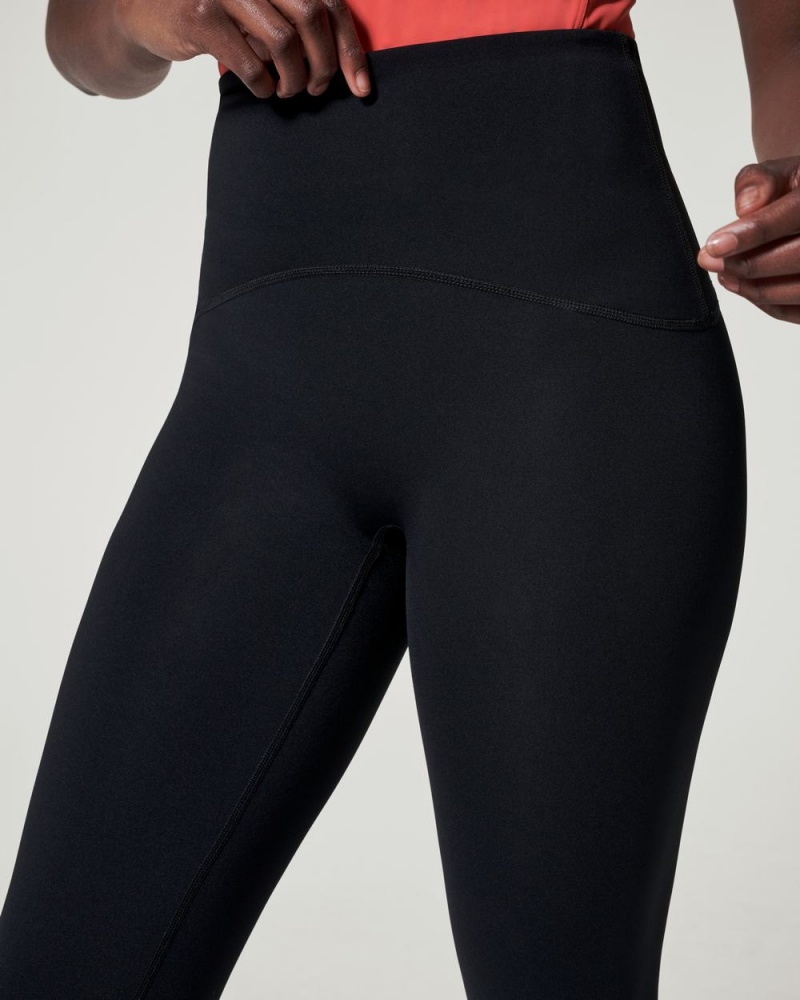 Kalhoty Spanx Booty Boost® Active Ankle Flare Černé | 8453902-BY