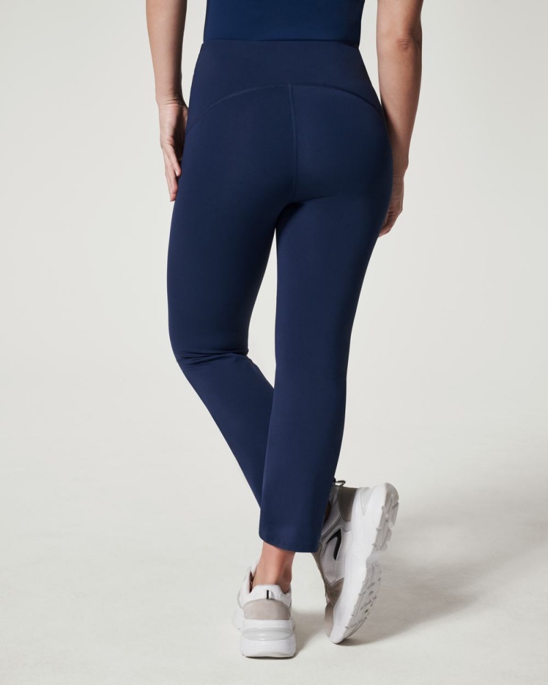 Kalhoty Spanx Booty Boost® Active Ankle Flare Tmavě Blankyt | 0749582-AN