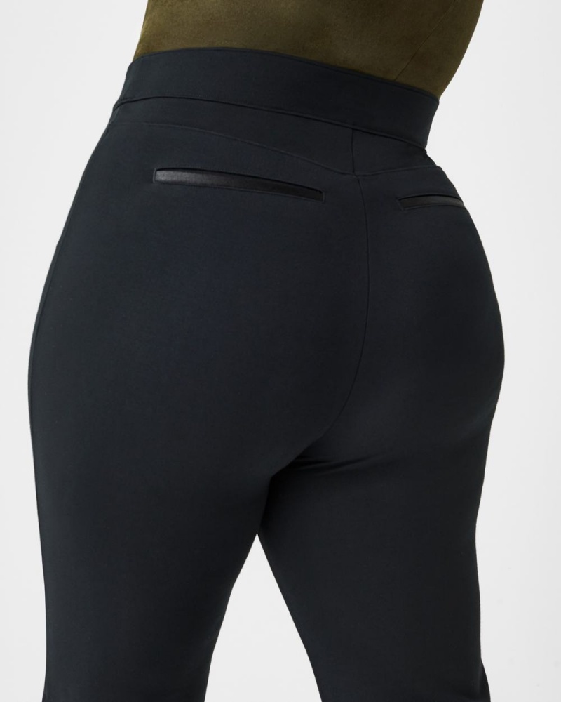 Kalhoty Spanx The Perfect Pant, Hi-Rise Flare Černé | 5107862-KN