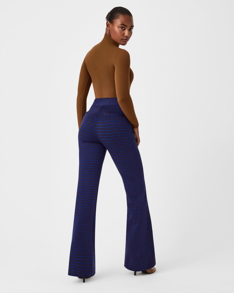 Kalhoty Spanx The Perfect Pant, Hi-Rise Flare Blankyt Hnědé | 2945613-OQ