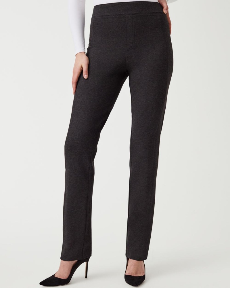 Kalhoty Spanx The Perfect Pant, Slim Rovný Šedé | 1397584-JA