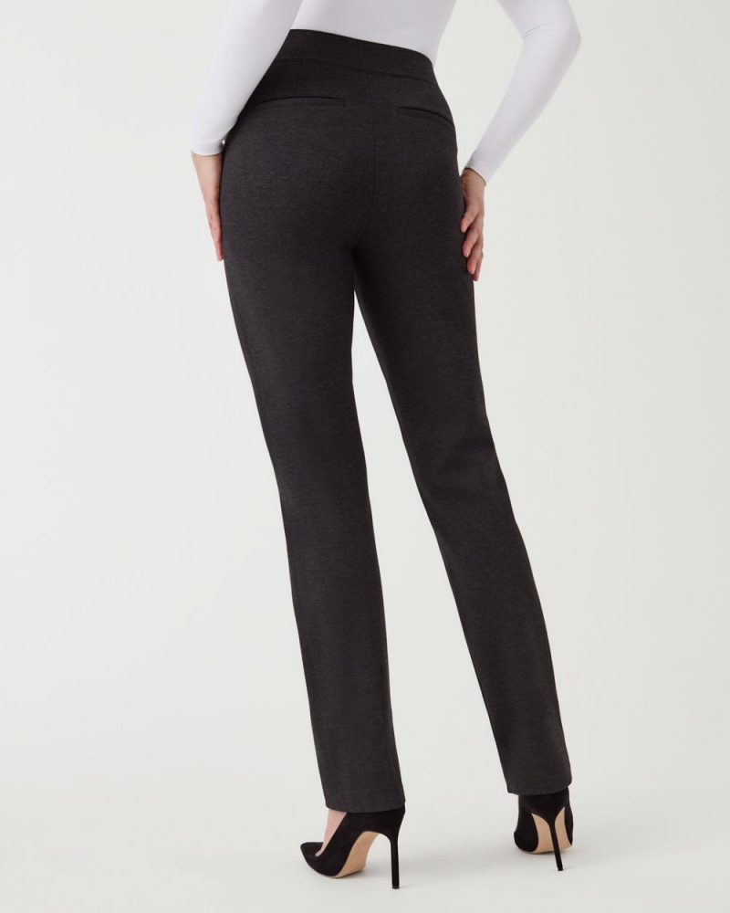 Kalhoty Spanx The Perfect Pant, Slim Rovný Šedé | 1397584-JA