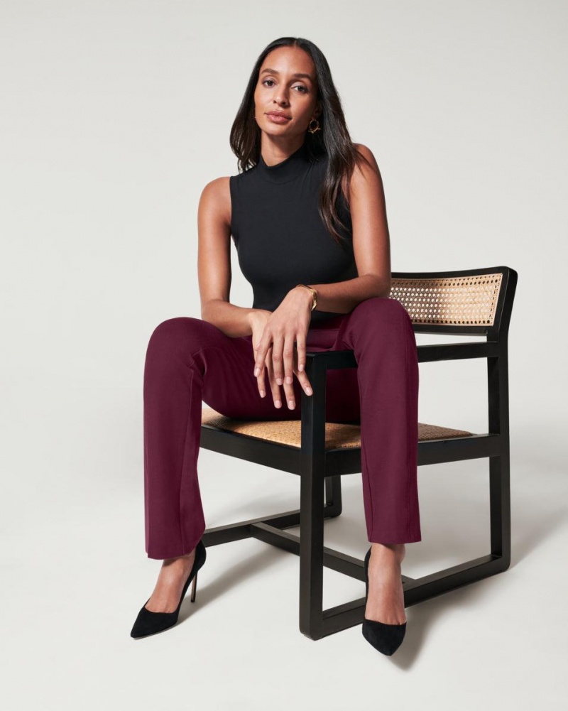 Kalhoty Spanx The Perfect Pant, Slim Rovný Fuchsie | 5018649-NU