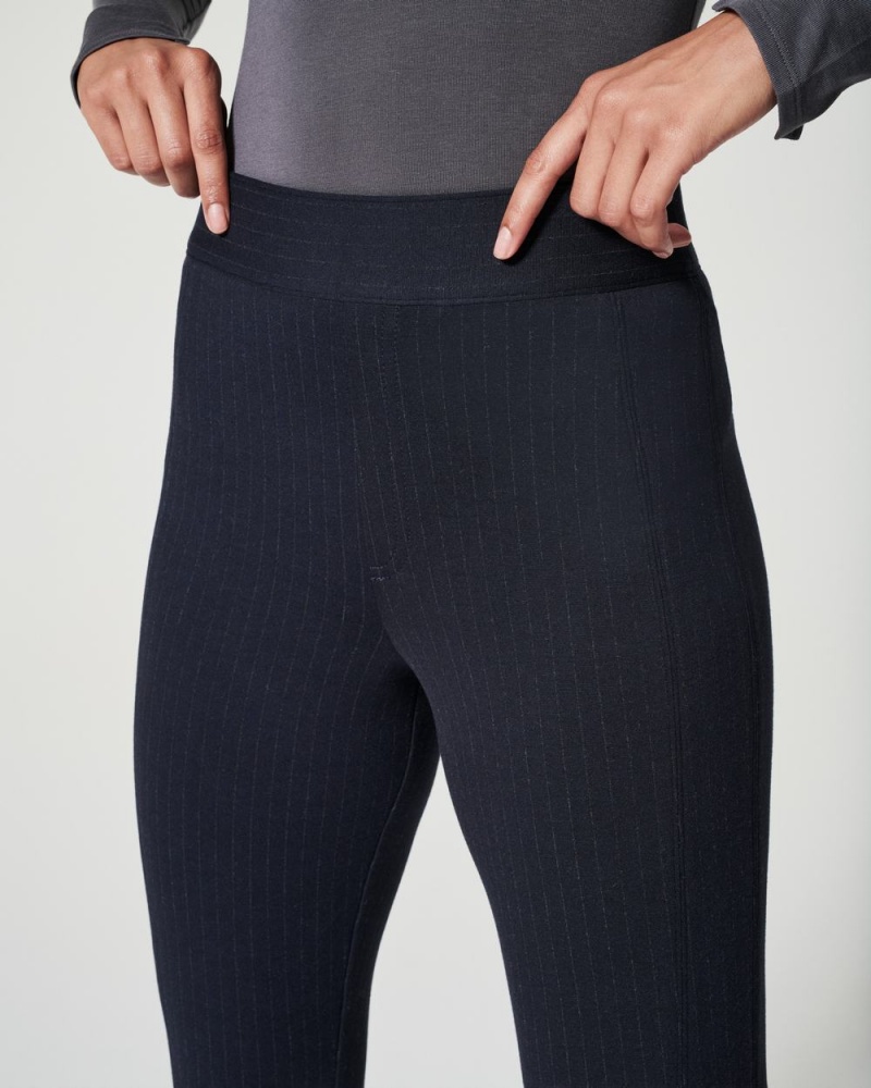 Kalhoty Spanx The Perfect Pant, Slim Rovný Tmavě Blankyt Šedé | 1607842-AC
