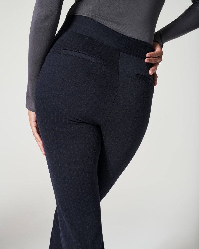 Kalhoty Spanx The Perfect Pant, Slim Rovný Tmavě Blankyt Šedé | 1607842-AC