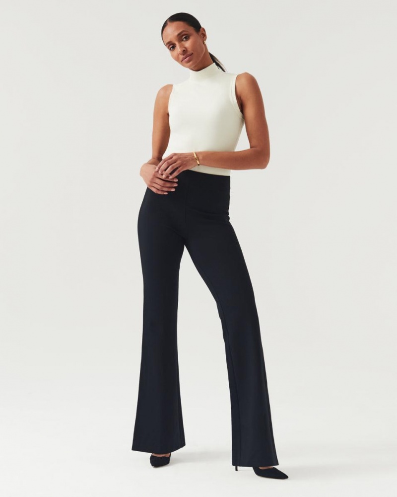 Kalhoty Spanx The Perfect Pant, Split Hem Černé | 3758264-QO