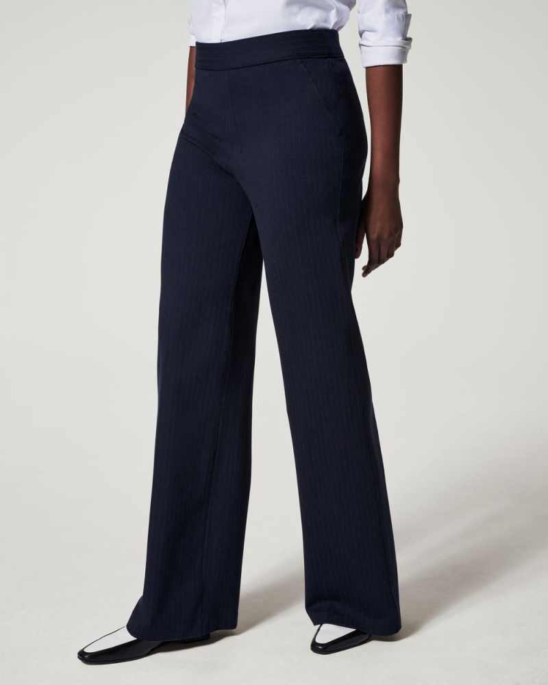 Kalhoty Spanx The Perfect Pant, Široké Leg Tmavě Blankyt Šedé | 3691054-VC