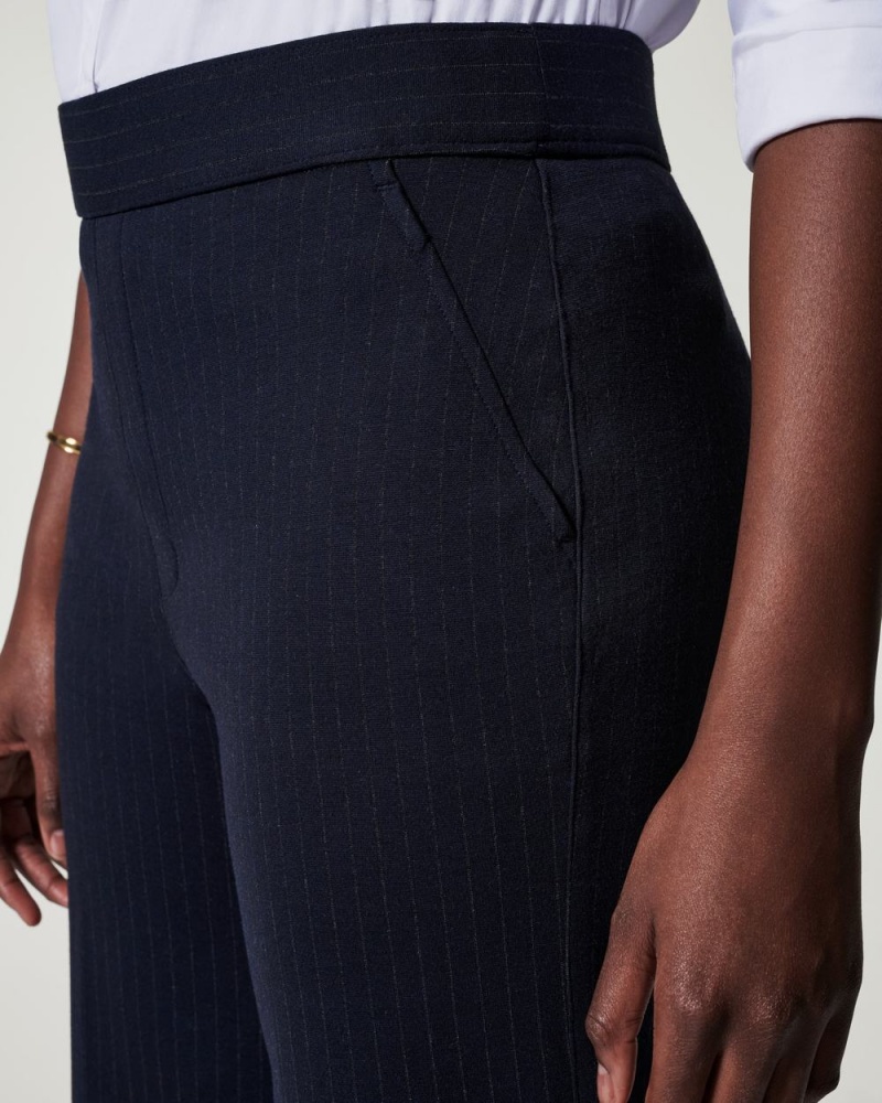 Kalhoty Spanx The Perfect Pant, Široké Leg Tmavě Blankyt Šedé | 3691054-VC