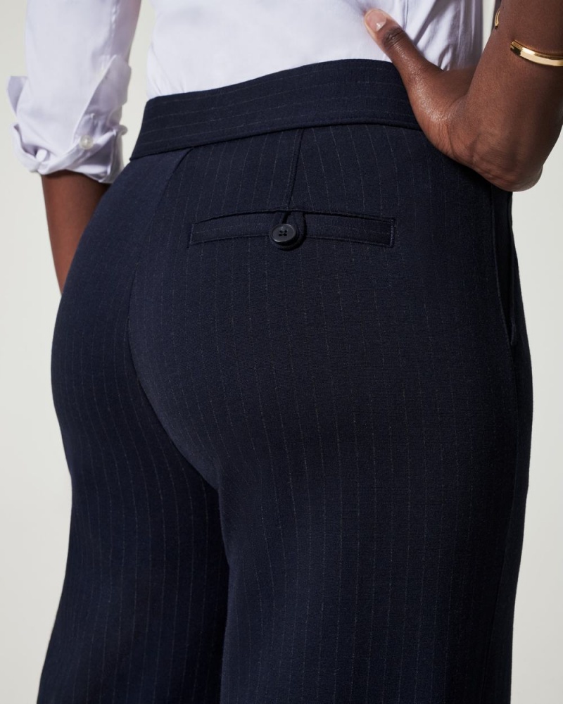 Kalhoty Spanx The Perfect Pant, Široké Leg Tmavě Blankyt Šedé | 3691054-VC