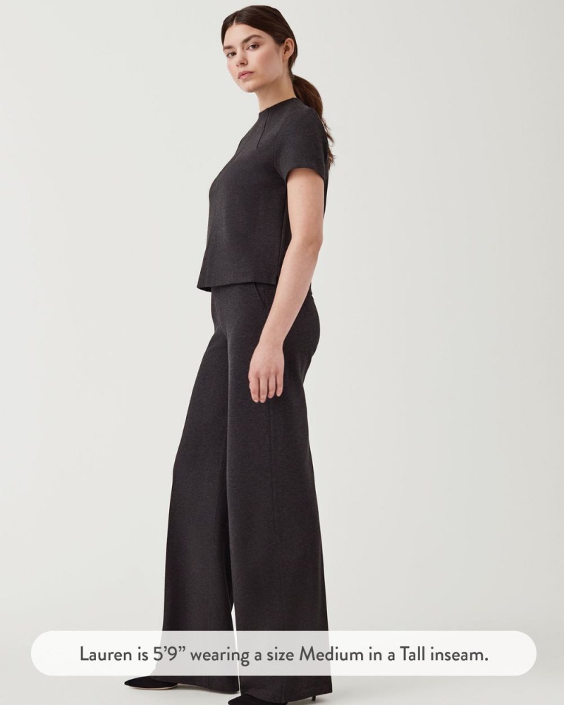 Kalhoty Spanx The Perfect Pant, Široké Leg Šedé | 3698520-ES