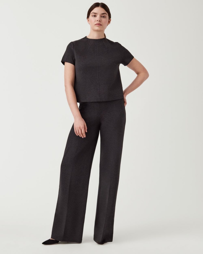 Kalhoty Spanx The Perfect Pant, Široké Leg Šedé | 3698520-ES