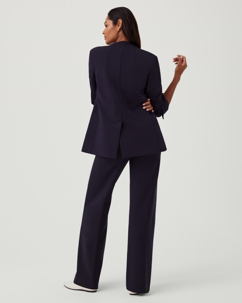 Kalhoty Spanx The Perfect Pant, Široké Leg Tmavě Blankyt | 3170928-IE