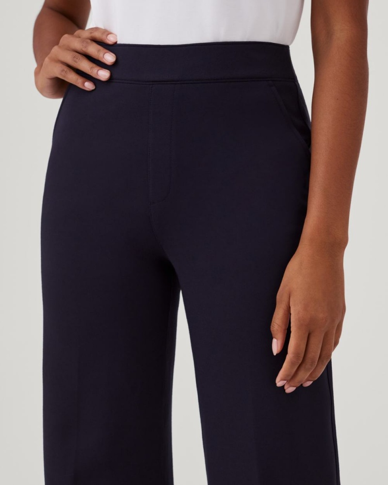 Kalhoty Spanx The Perfect Pant, Široké Leg Tmavě Blankyt | 3170928-IE