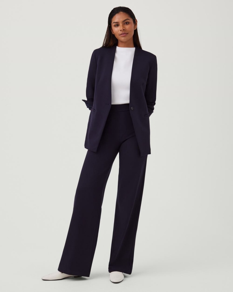 Kalhoty Spanx The Perfect Pant, Široké Leg Tmavě Blankyt | 3170928-IE
