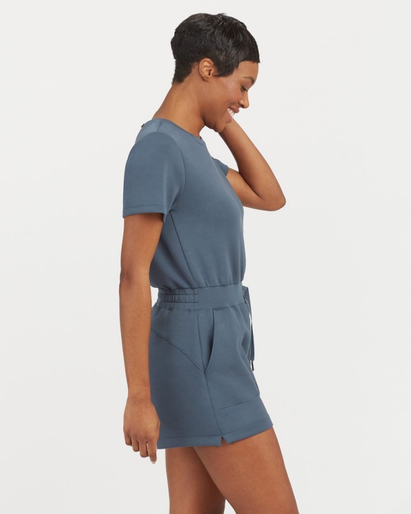 Kombinéza Spanx AirEssentials Krátké Sleeve Romper Blankyt | 7864350-NU